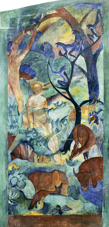 August Macke, Franz Marc, Paradies, 1912.