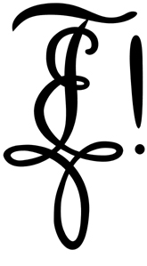 Burschenschafterzirkel. Die ineinander verschlungenen Buchstaben E, F und V stehen für Ehre, Freiheit, Vaterland, dem Wahlspruch der Jenauer Urburschenschaft.